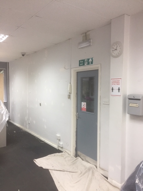 Steelworks office redecoration project